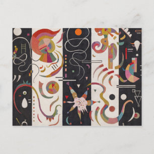 Cartão Postal Wassily Kandinsky - Striped