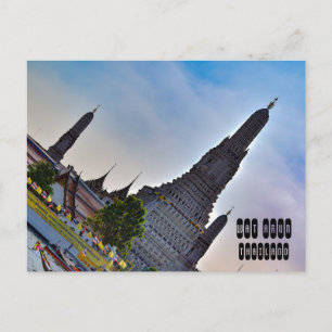 Cartão Postal Wat Arun na Tailândia de Bangkok
