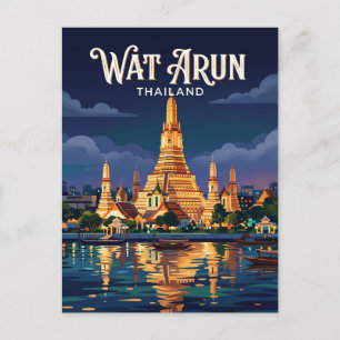 Cartão Postal Wat Arun Tailândia