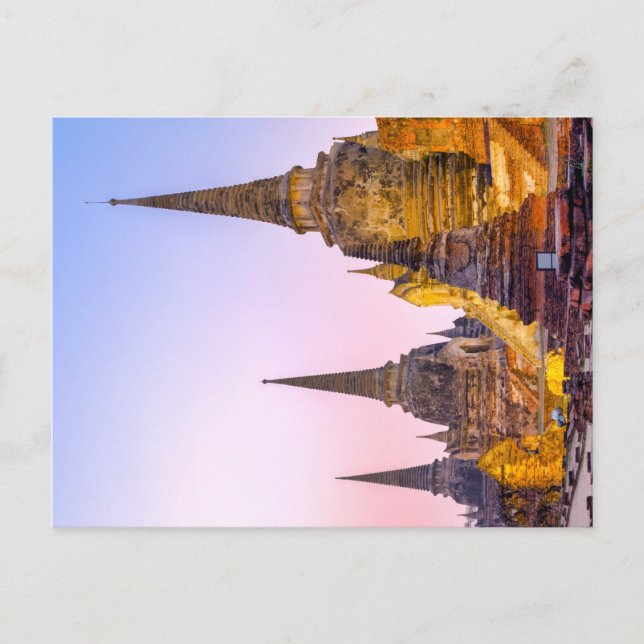 Cartão Postal Wat Phra Si Sanphet (Frente)