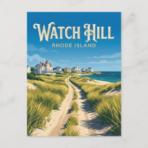 Cartão Postal Watch Hill Rhode Island
