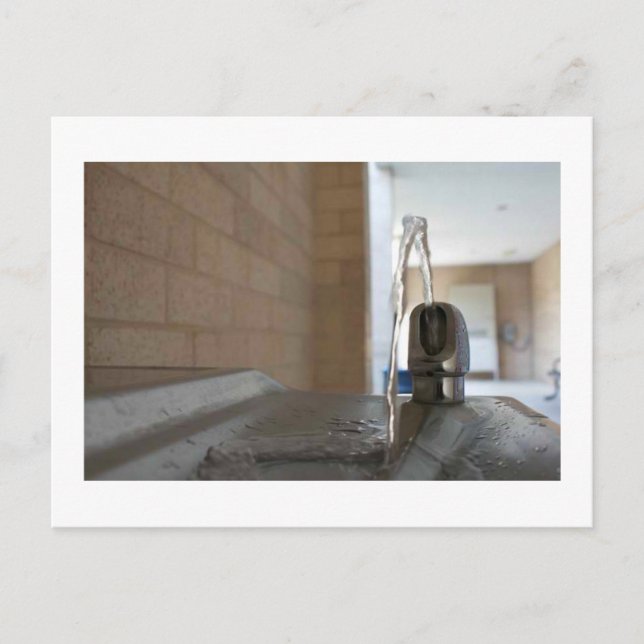 Cartão Postal Water Fountain (Frente)