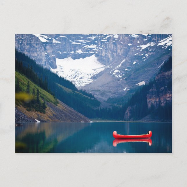 Cartão Postal Water | Lake Louise Canadian Rocky Mountains (Frente)