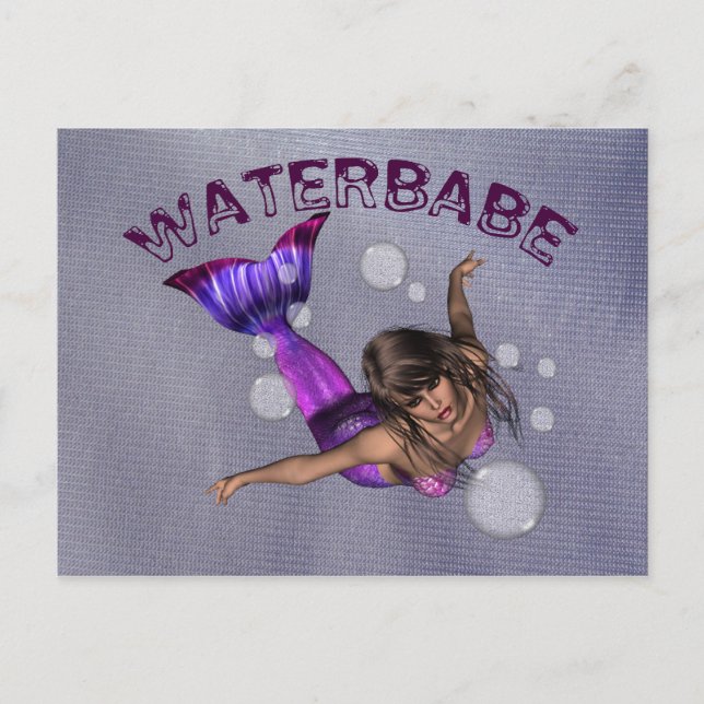Cartão Postal Waterbabe (Frente)