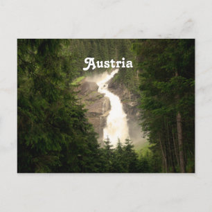 Cartão Postal Waterfall Áustria