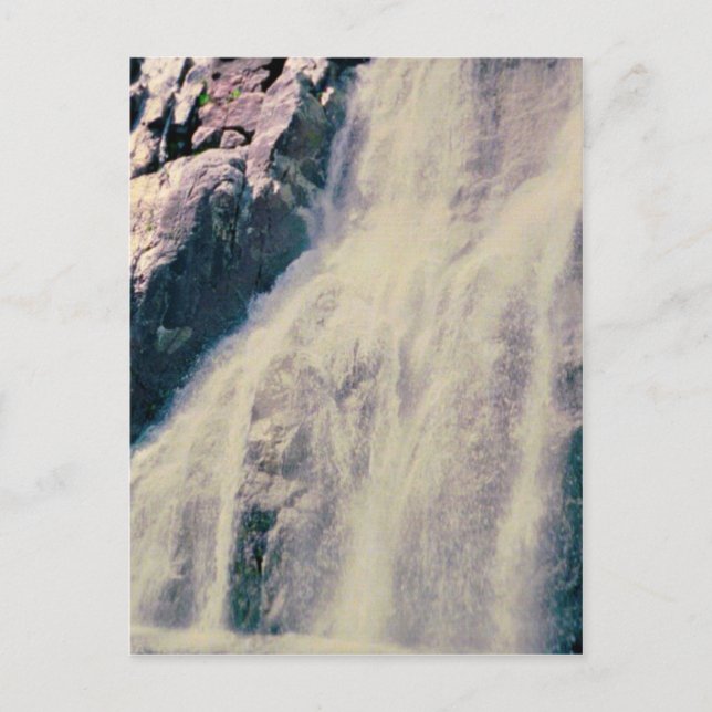 Cartão Postal Waterfall Norueguesa (Frente)