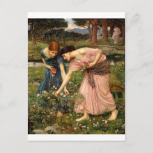 Cartão Postal Waterhouse-Collec_ye_rosebuds-1909.