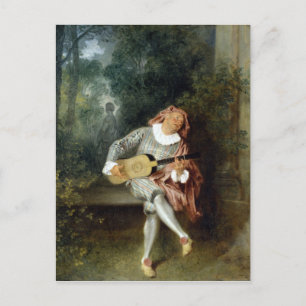 Cartão Postal Watteau, Jean-Antoine Art