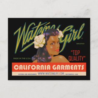 Cartão Postal Watzón Girl #4 ©