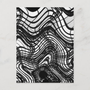 Cartão Postal Wavy, Teto Branco E Preto, 2016   Imagens SVP