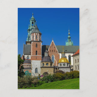 Cartão Postal Wawel Royal Castle Krakow Polônia Postcard