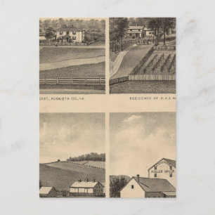 Cartão Postal Waynesboro, distrito de Augusta