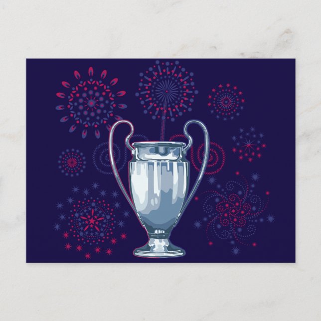 Cartão Postal we are the champions (Frente)