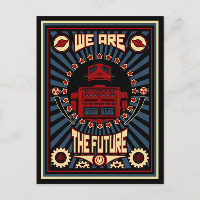 Cartão Postal We Are The Future (Frente)