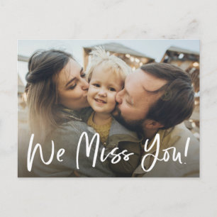 Cartão Postal We Miss You Photo
