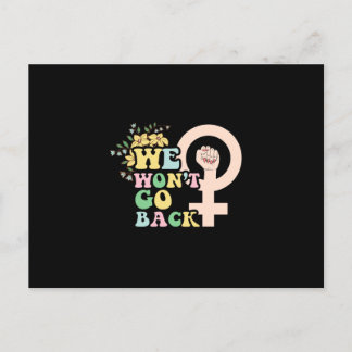 Cartão Postal We Won't Go back
