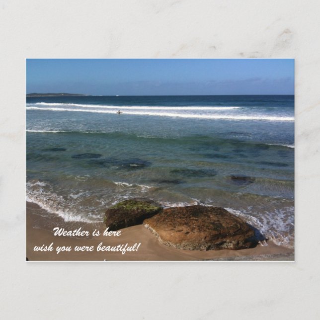 Cartão Postal Weather is here wish you were beautiful! (Frente)