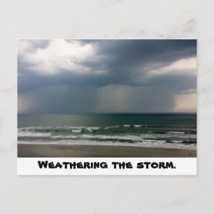 Cartão postal Weathering the Storm