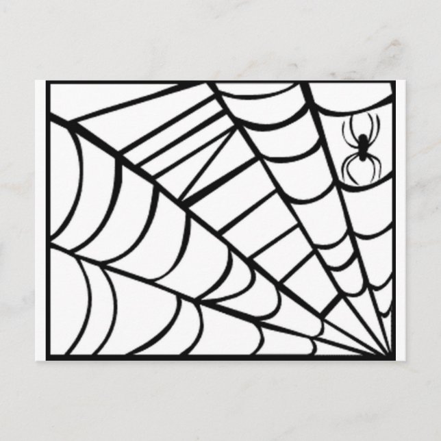 Cartão Postal Web Spider (Frente)