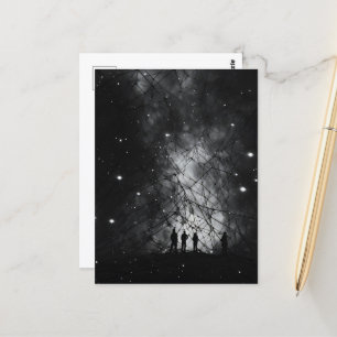 Cartão Postal Web & Starry Sky cósmicos