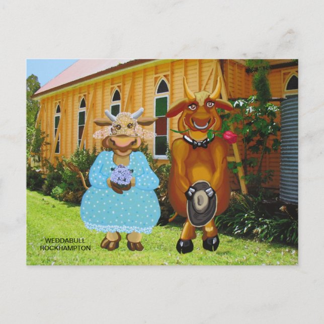 Cartão Postal Weddabull (Frente)