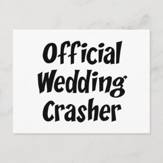 Cartão Postal Wedding Crasher