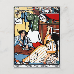 Cartão Postal Wee Sma' Hours por Sadie Wendell Mitchell 1909
