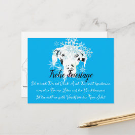 Cartão postal Weihnachten mit Neujahrsvorsatz