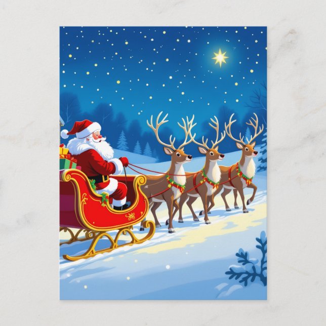 Cartão Postal „Weihnachtliche Harmonie“ (Frente)