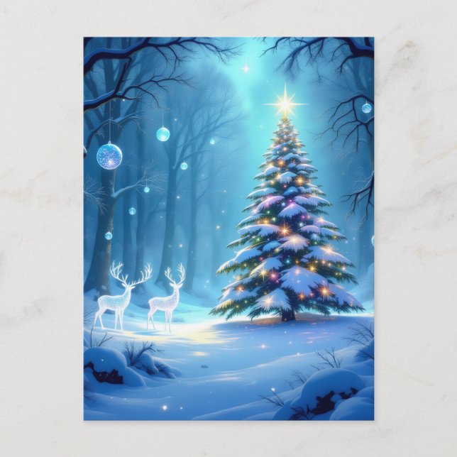 Cartão Postal „Weihnachtliche Harmonie“ (Frente)