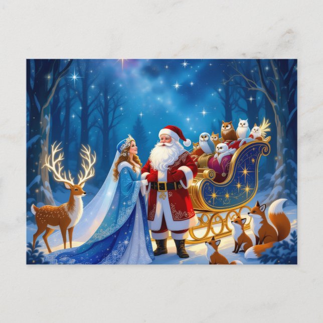 Cartão Postal „Weihnachtliche Harmonie“ (Frente)