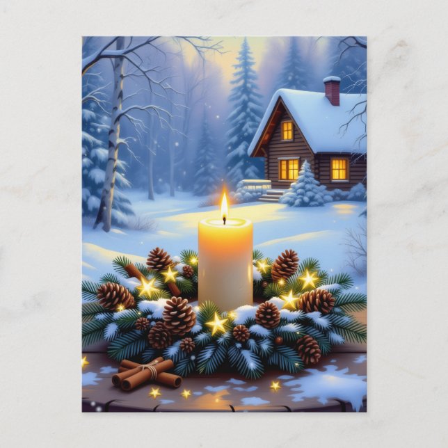 Cartão Postal „Weihnachtliche Harmonie“ (Frente)