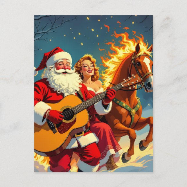 Cartão Postal „Weihnachtliche Harmonie“ (Frente)