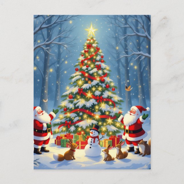 Cartão Postal „Weihnachtliche Harmonie“ (Frente)