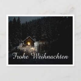 Cartão Postal Weihnachtsgrüße mit Hexenhaus