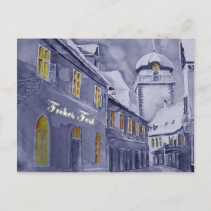 Cartão Postal Weihnachtskarte Leoben