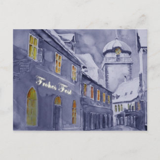 Cartão Postal Weihnachtskarte Leoben