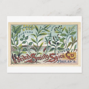 Cartão Postal Weikel Smith Spice Co. Phila