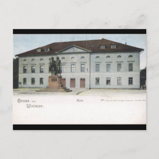 Cartão Postal Weimar Hoftheater