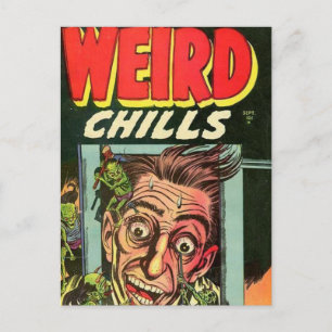 Cartão Postal Weird Chills Comic book