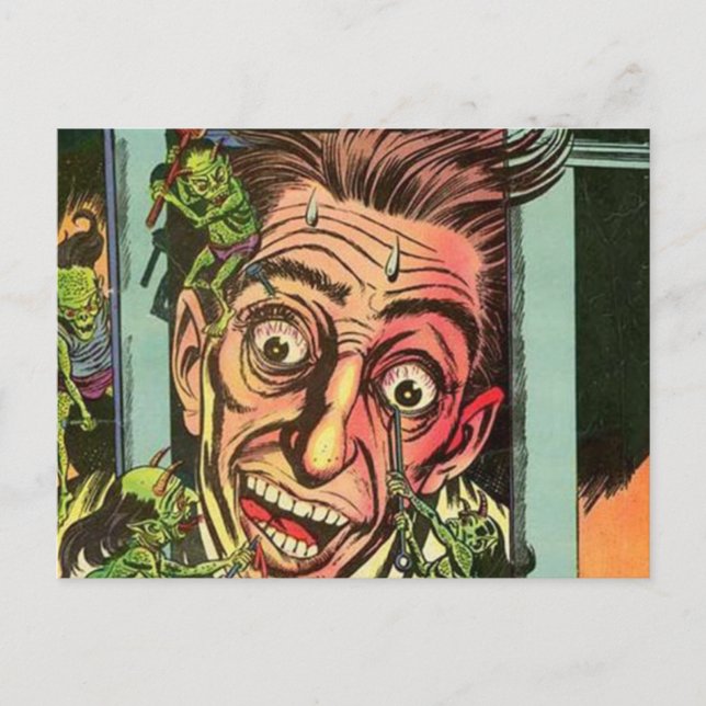 Cartão Postal Weird Chills Comic book (Frente)