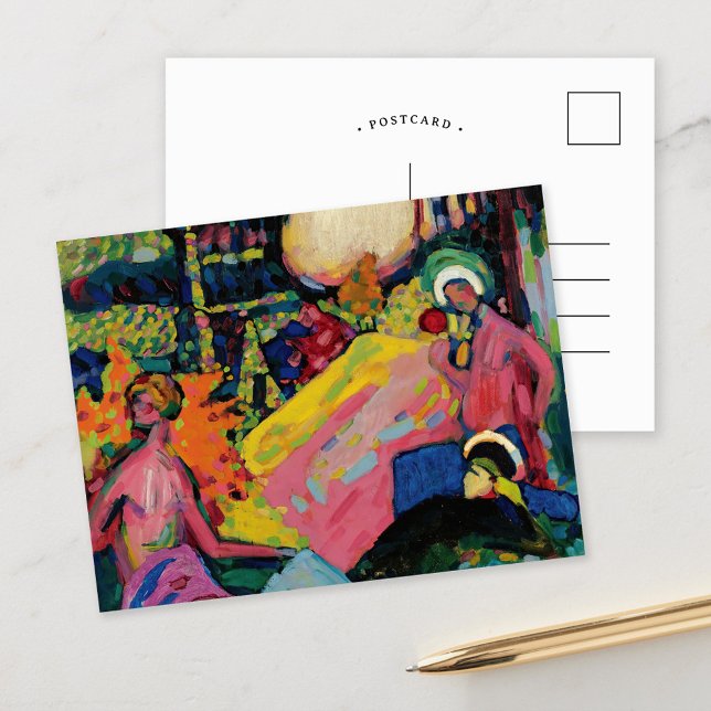 Cartão Postal Weisser Klang | Kandinsky (Criador carregado)