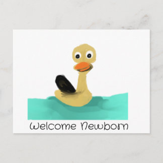Cartão Postal Welcome Newborn