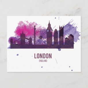 Cartão Postal Wellcoda London Capital City UK Inglaterra