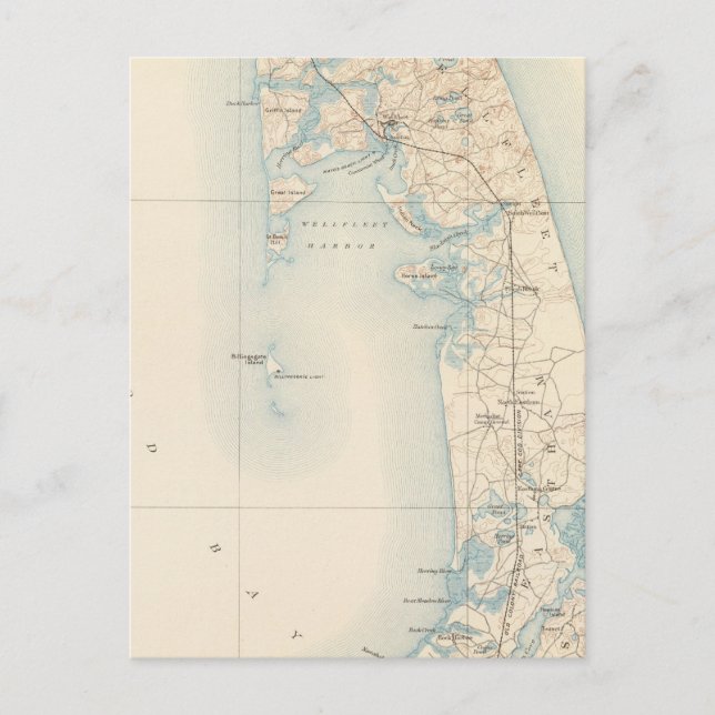 Cartão Postal Wellfleet, Massachusetts (Frente)
