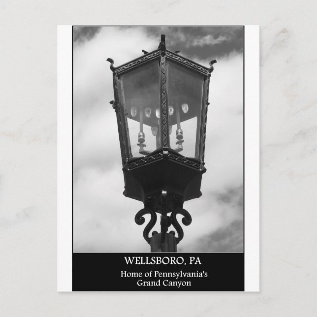 Cartão Postal Wellsboro, PA Home do Grand Canyon da Pensilvânia (Frente)