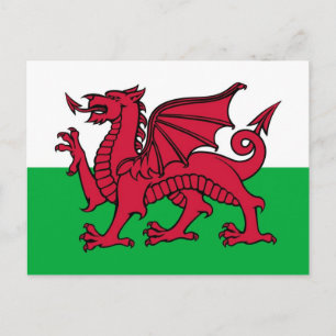 Cartão Postal Welsh Dragon