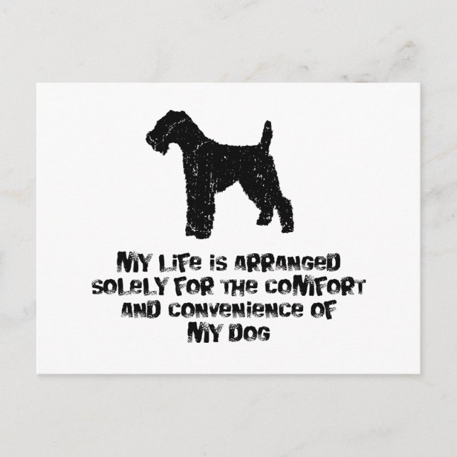 Cartão Postal Welsh Terrier (Frente)