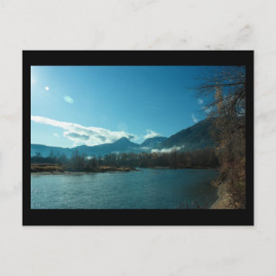 Cartão Postal Wenatchee River, Leavenworth WA Mini Impressão