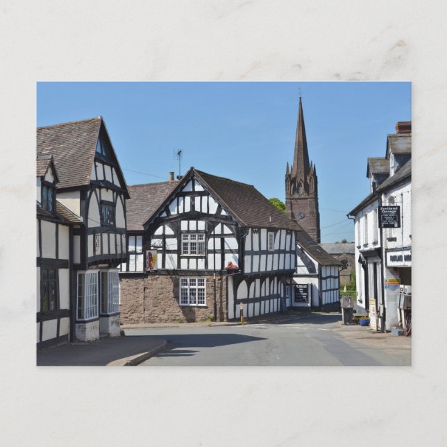 Cartão Postal Weobley (Frente)